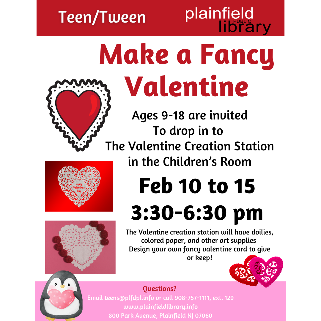 Make A Fancy Valentine (drop in 10-15 Feb)