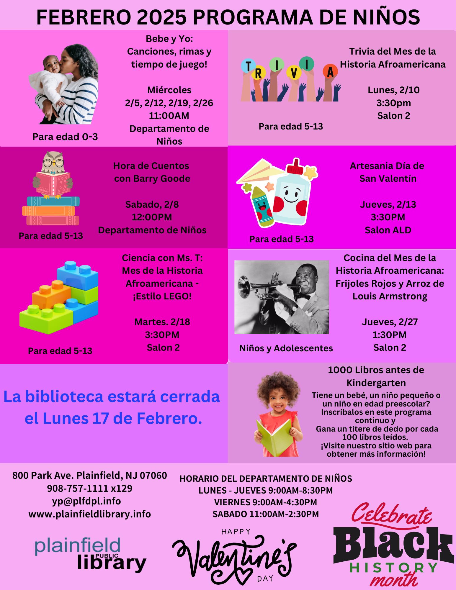 Febrero 2025 Programa de Ninos