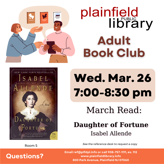 adult book club February 2025