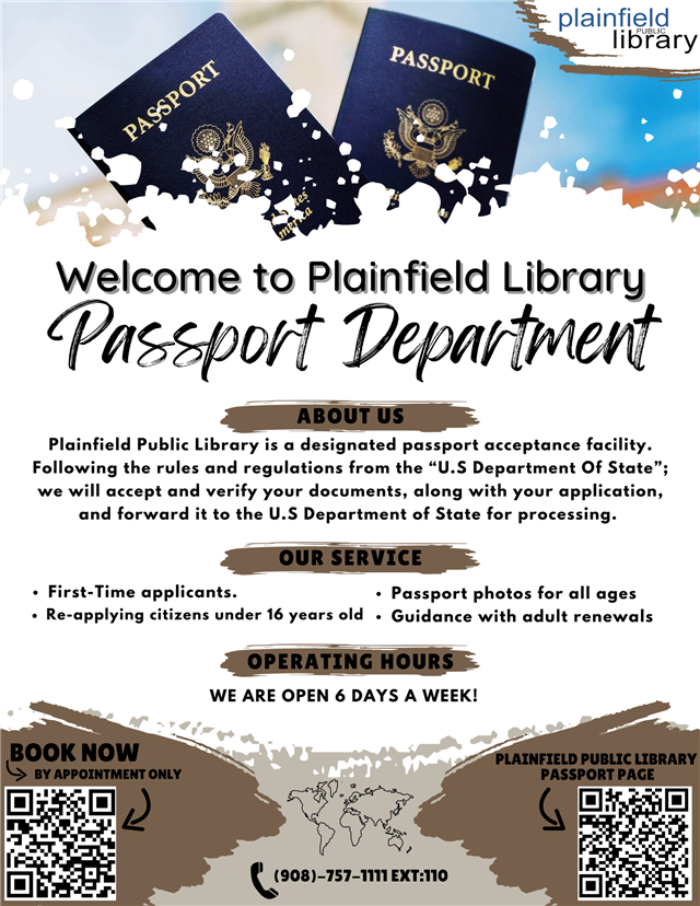Welcome Passports Plainfield