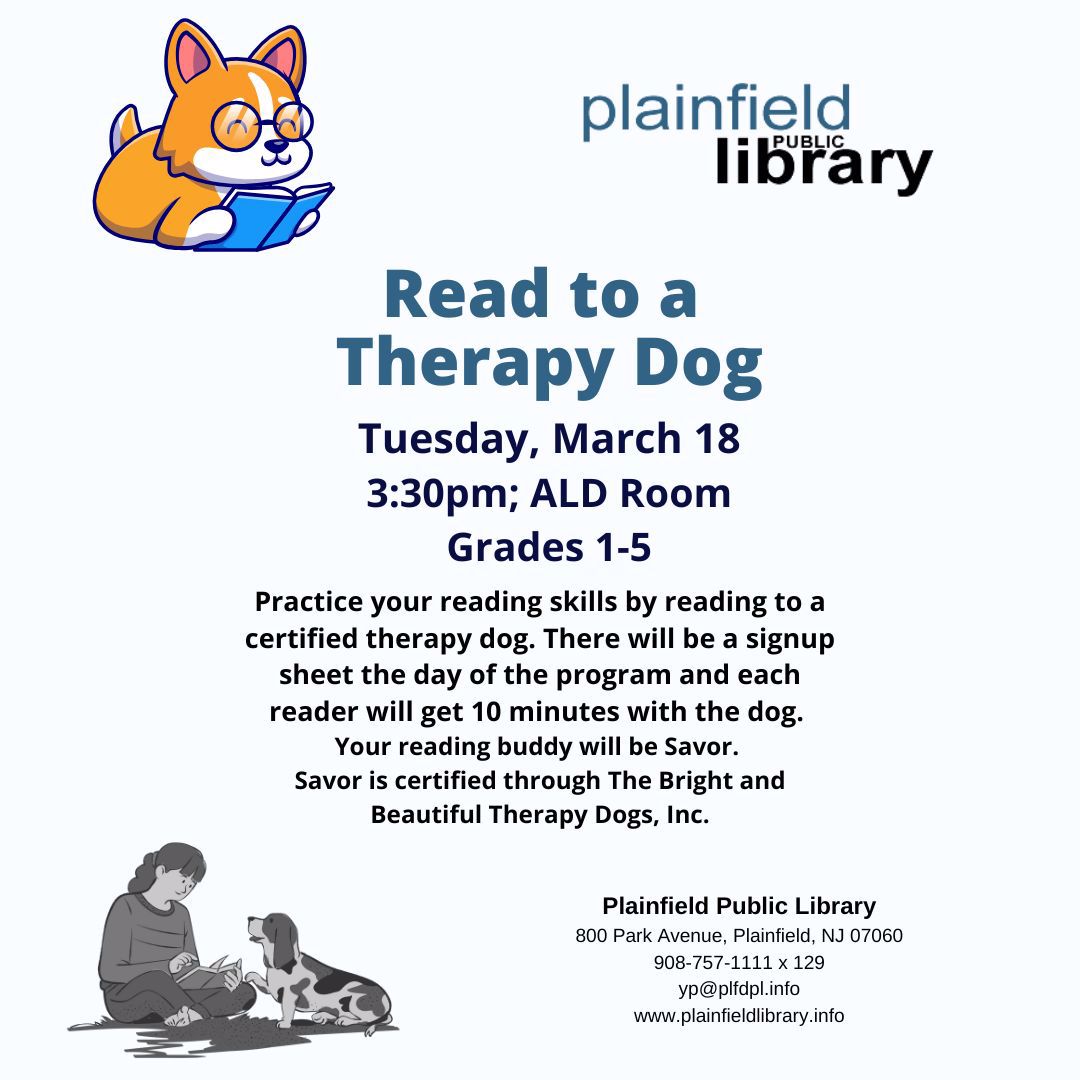 Read to a therapy dog
