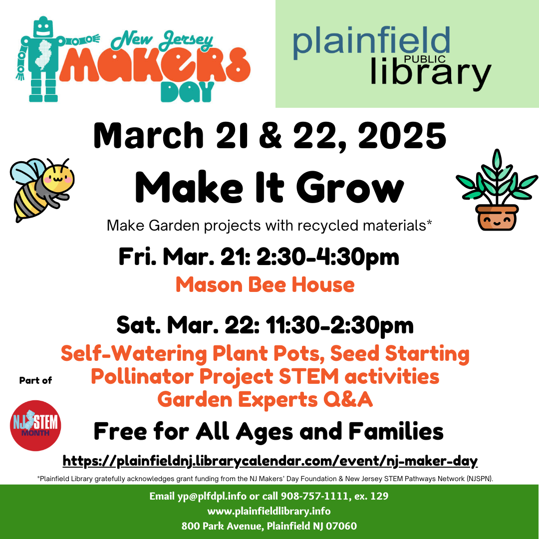 Make it Grow- Makers Day Events
