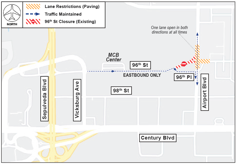 Lane Restrictions Map