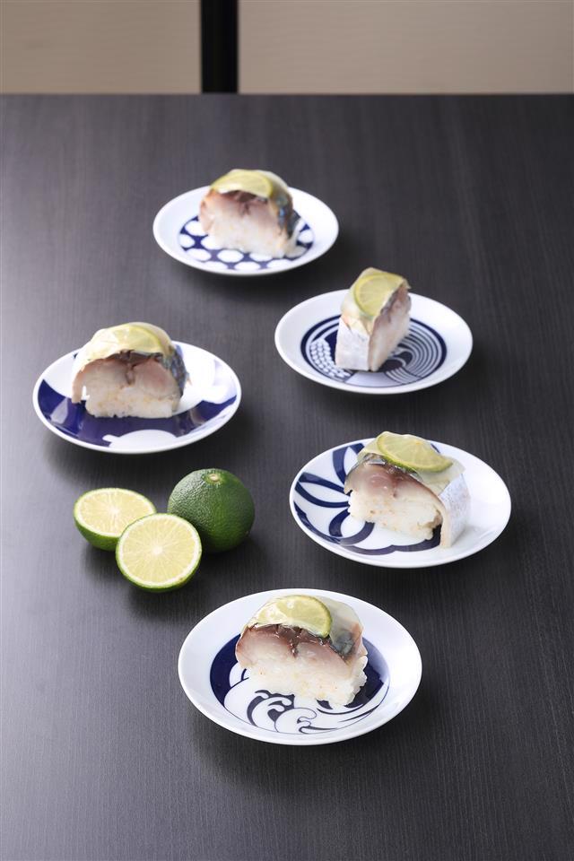 黄金へべす鯖寿司