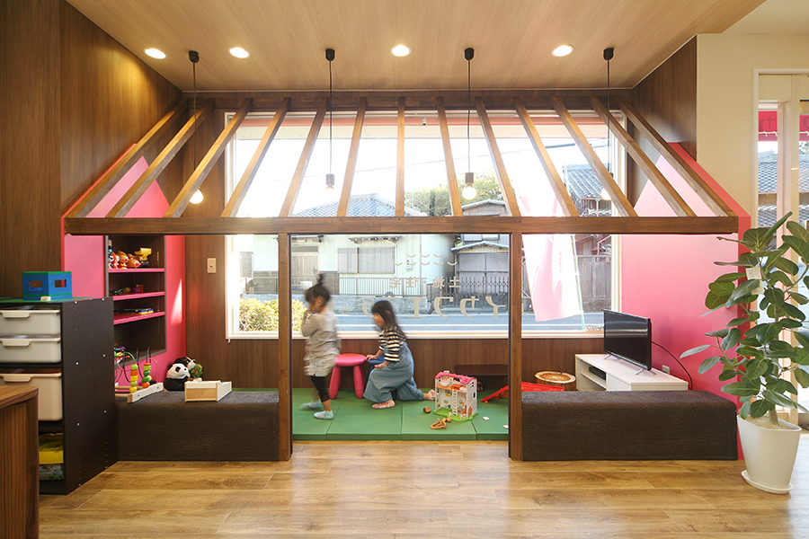 アイカワホームのキッズスペース
