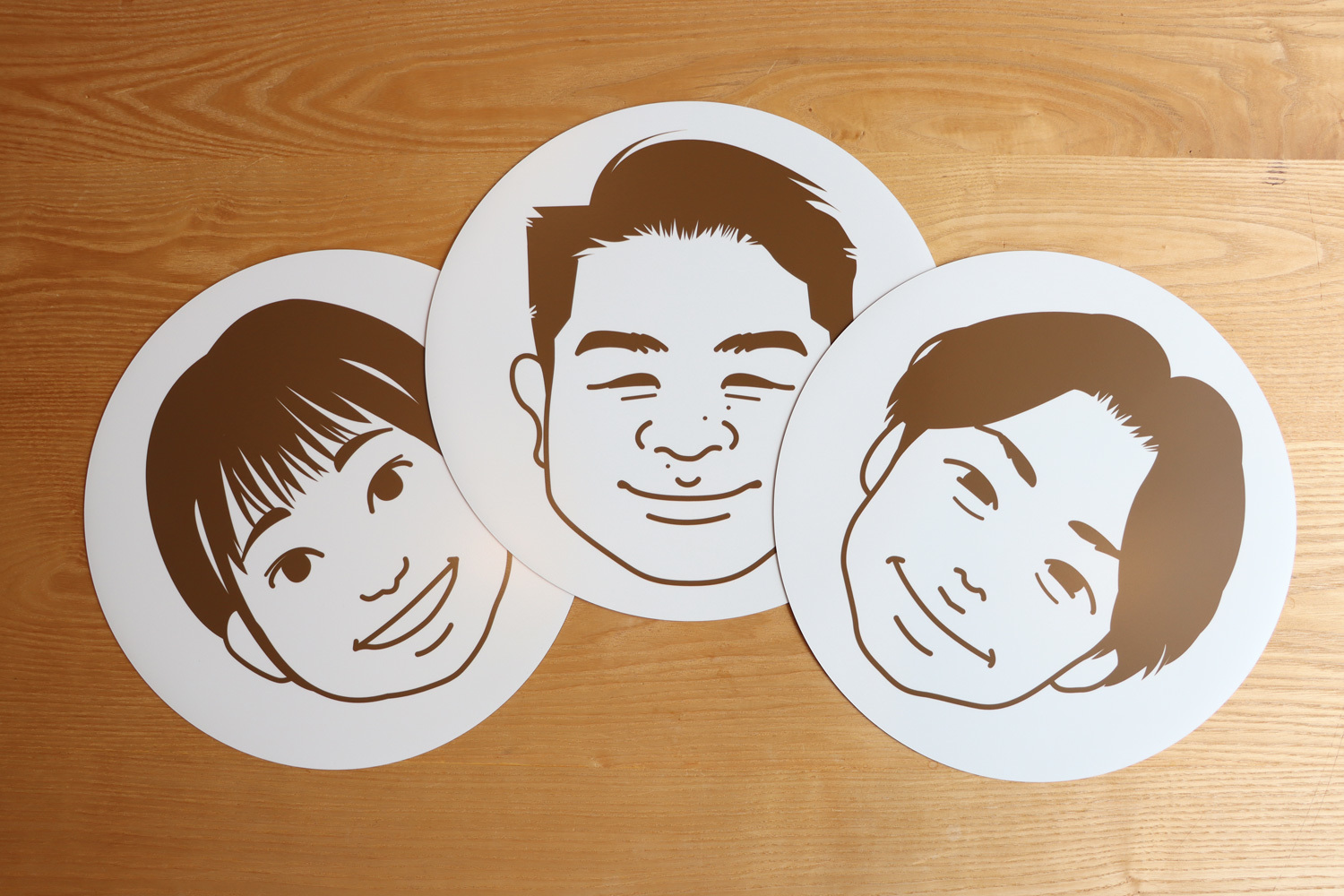 似顔絵マグネット