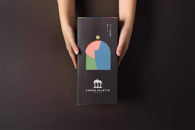 クレマパレットのパッケージデザイン