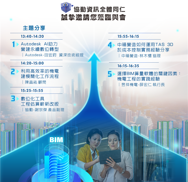 ��數位化工具開創高效建築時代，業界專家齊聚交流