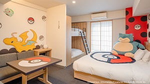 Pokémon-Zimmer im MIMARU Apartment Hotel