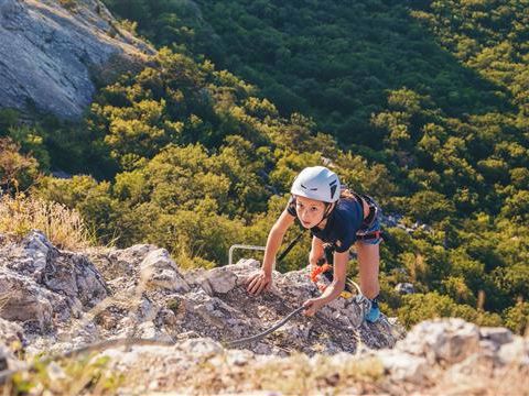 via ferrata dans les Cévennes