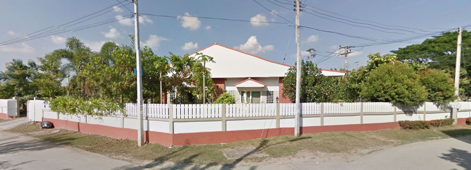 Back of property