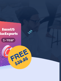 including a free copy of EaseUS RecExperts (1-Year) sold for 39.95 USD